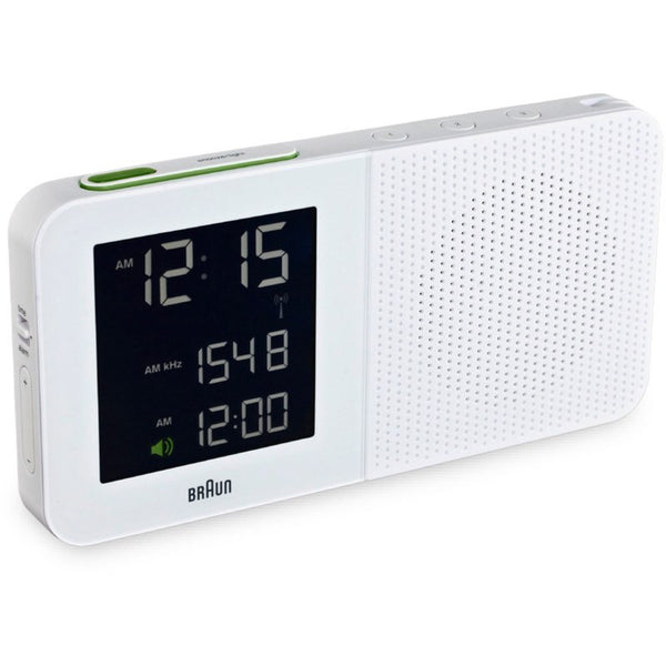 Braun AM/FM Alarm Clock | White BNC010WH-SRC