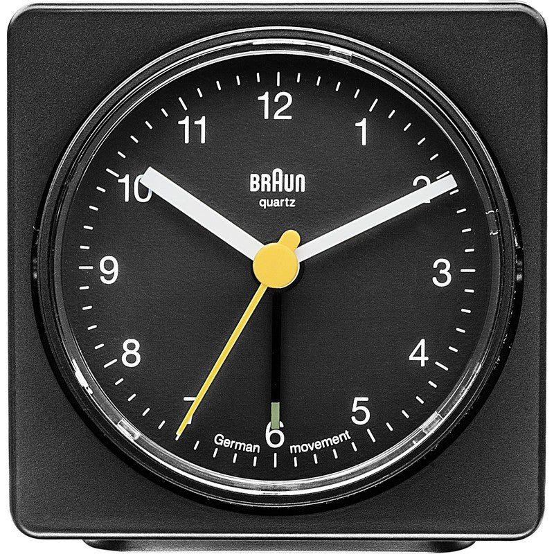 Braun Square Alarm Clock | Black