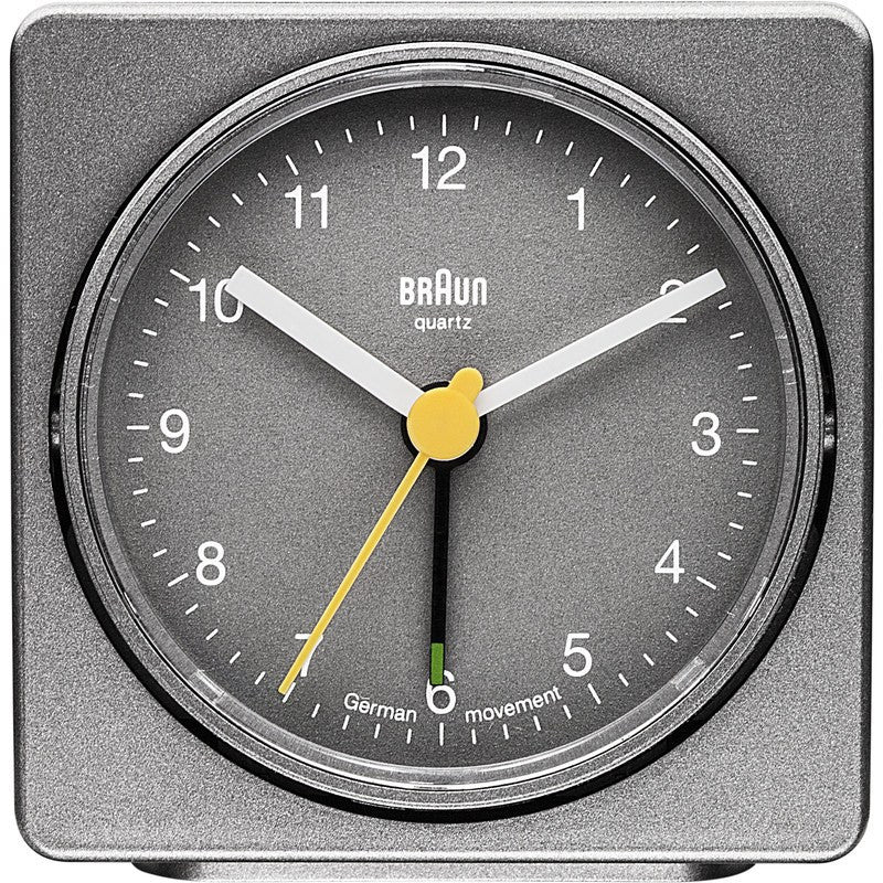 Braun Square Alarm Clock | Grey