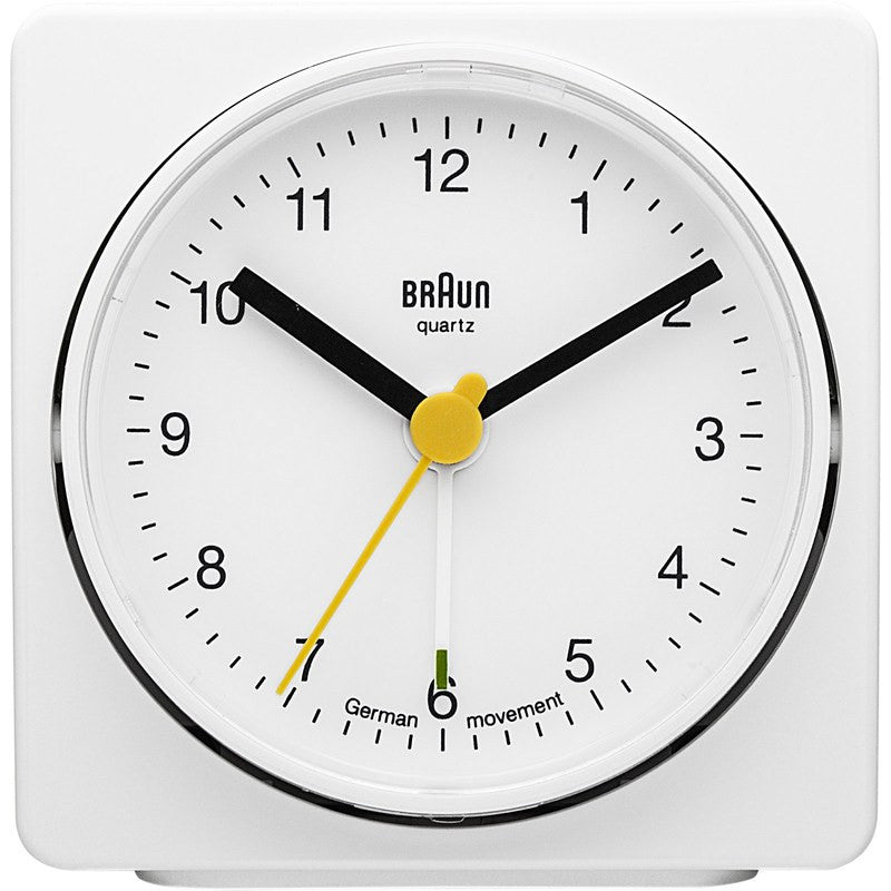 Braun Square Alarm Clock | White
