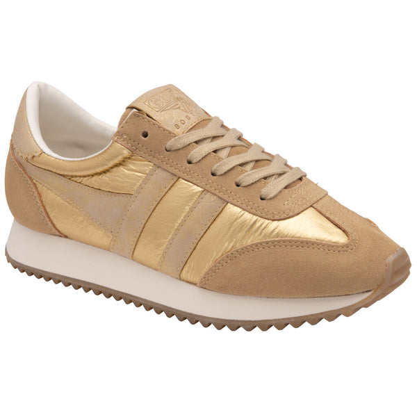 Gola Women's Boston 78 Metallic Sneaker | Gold