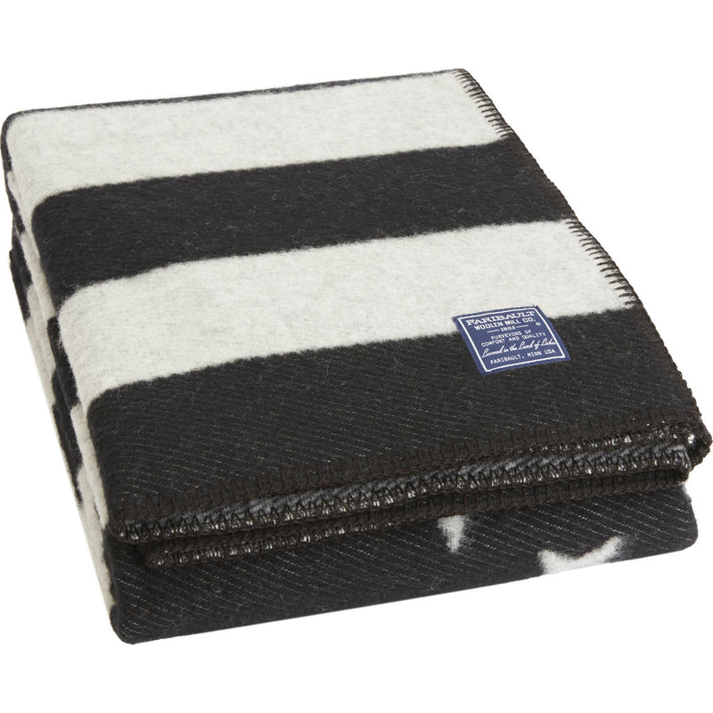 Faribault American Flag Throw | Black BTAHBK1009