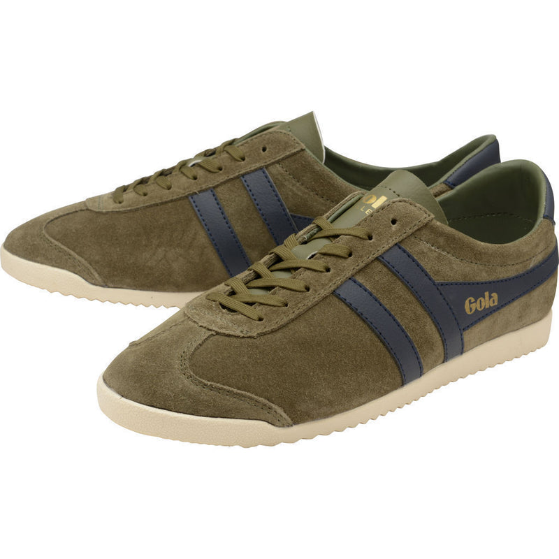 Gola Men's Bullet Suede Sneakers | Khaki/Navy