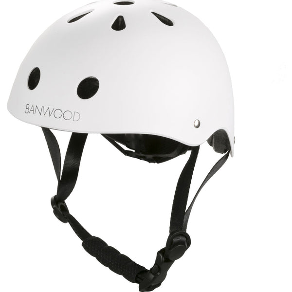 Banwood Kid's Helmet | Matte White- Bw-Helmet-White