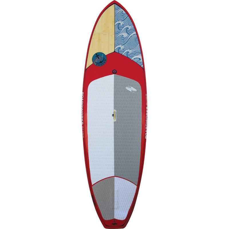 Boardworks Kraken 10'3" Stand-Up Paddle Board | Wood/Red