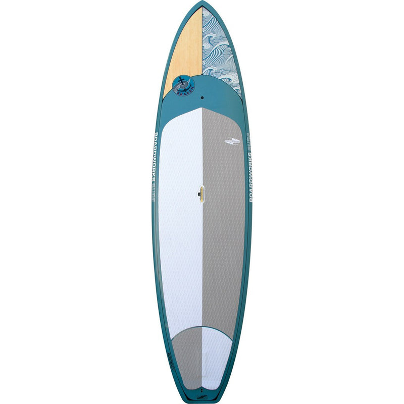 Boardworks Kraken 11' Stand-Up Paddle Board | Wood/Steel Blue