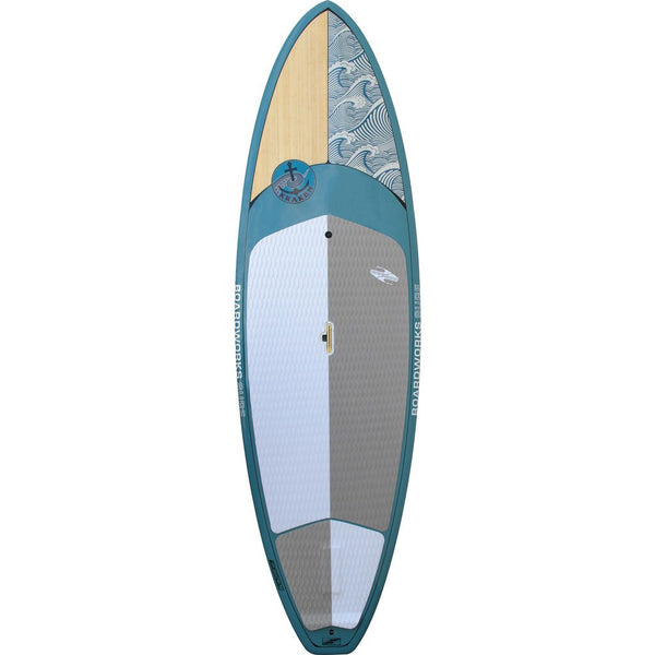 Boardworks Kraken 9'3" Surf Board | Wood/Steel Blue