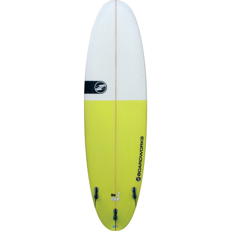 Boardworks The Mix 2 7'0" Surf Board | Light Grey/Lime