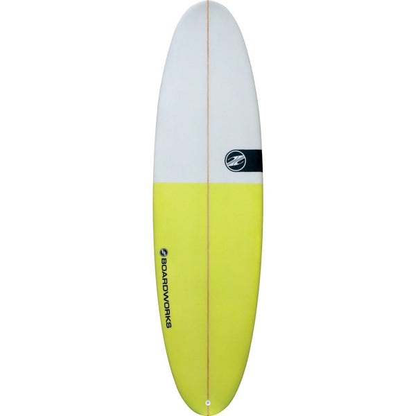 Boardworks The Mix 2 7'0" Surf Board | Light Grey/Lime
