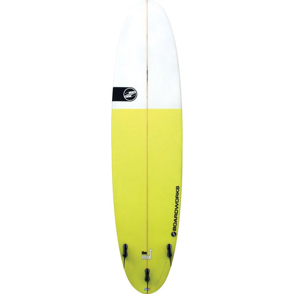 Boardworks The Mix 2 8'0" Surf Board | Light Grey/Lime