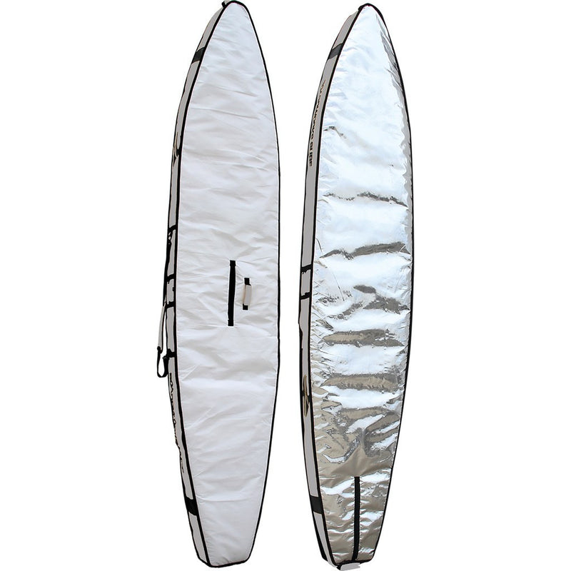 Boardworks Stand-Up Paddle Board Race Bag 14' | Gray/White