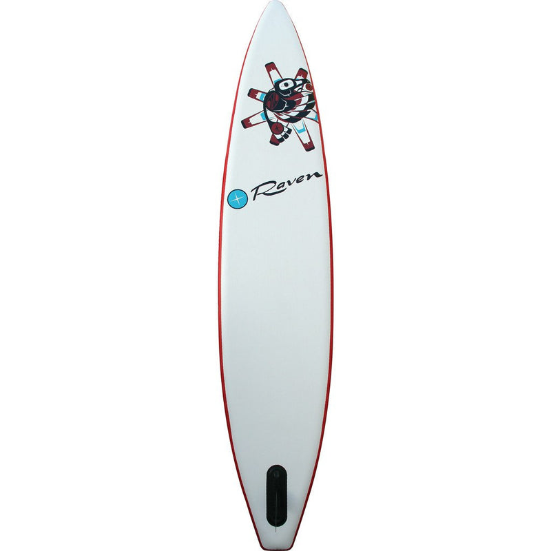 Boardworks SHUBU Raven 12'6" Inflatable Stand Up Paddle Board | Grey/Red/Blue