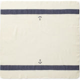 Faribault Baby Anchor Wool Blanket | Cream/Navy 8878 Baby 45x45