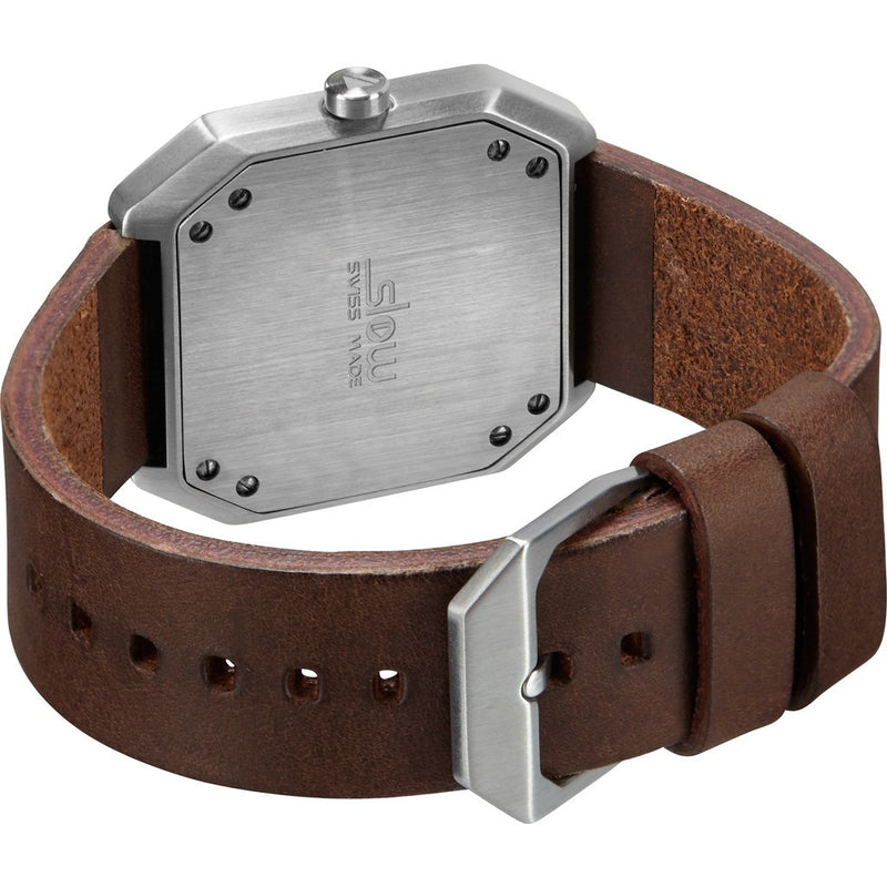 slow Jo 17 Créme Watch | Brown Vintage Leather X000JADHEN