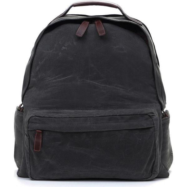 bolton suede and leather backpack Ona Bags Bolton Street Camera Backpack Black ONA5-022BL – Sportique