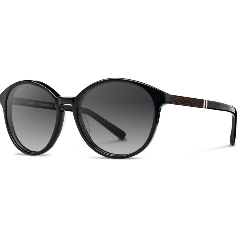 Shwood Bailey Acetate Sunglasses | Black & Ebony / Grey Fade Polarized WWAB2BEBG2P