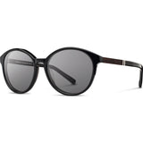 Shwood Bailey Acetate Sunglasses | Black & Ebony / Grey WWAB2BEBG