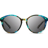 Shwood Bailey Acetate Sunglasses | Blue Opal & Ebony / Grey WWAB2B2G