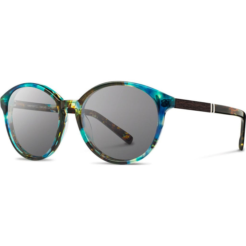 Shwood Bailey Acetate Sunglasses | Blue Opal & Ebony / Grey WWAB2B2G