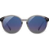 Shwood Bailey Acetate Sunglasses | Smoke/Ebony - Blue Flash Polarized WWAB2SEBB3P