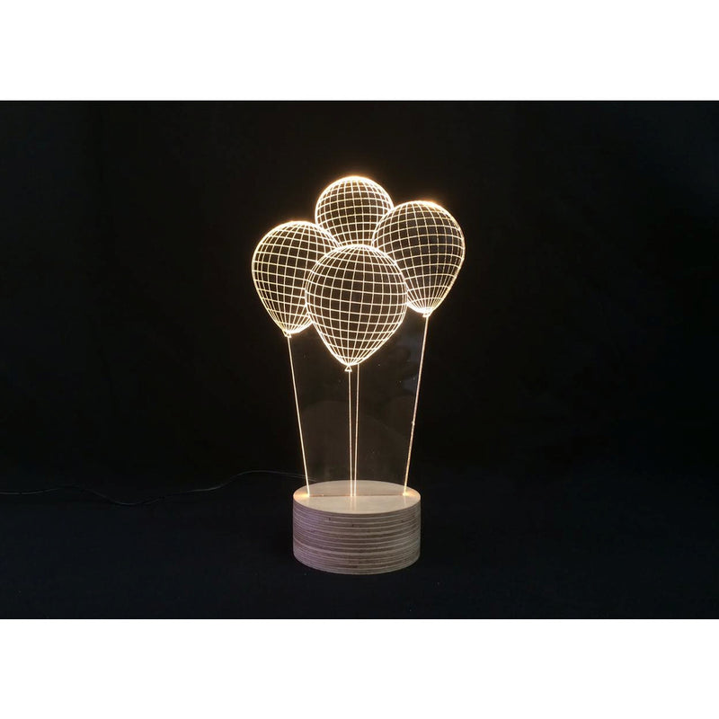 Studio Cheha Balloons LED Table Lamp | Iron/Birch Ch-Balloons