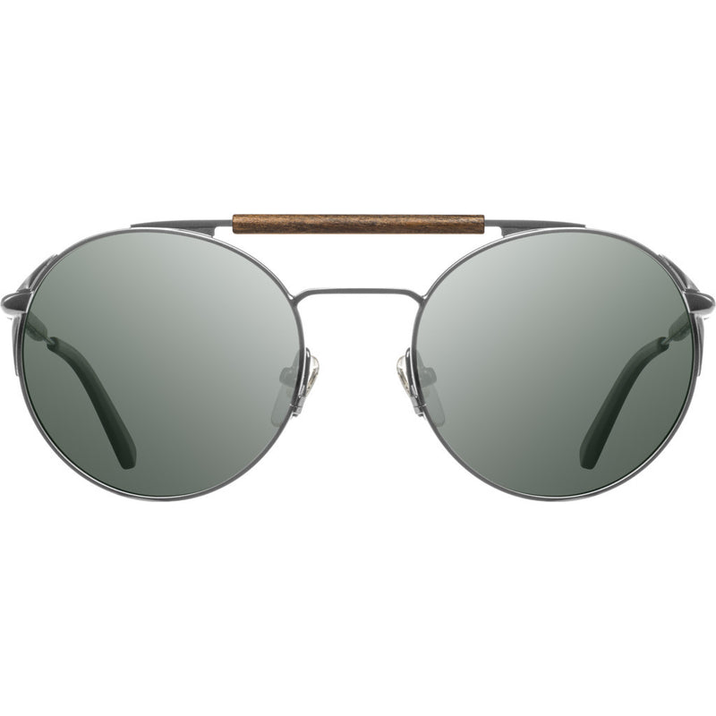 Shwood Bandon Sunglasses | Gun Metal & Walnut / G15 Polarized-WTB3GWFP