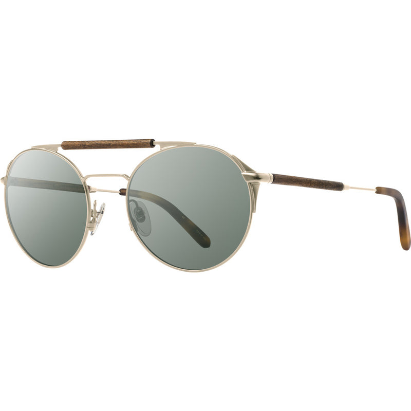 Shwood Bandon Sunglasses | Matte Gold & Walnut / G15 Polarized-WTB3MGWFP