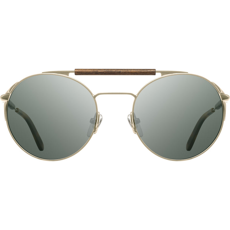 Shwood Bandon Sunglasses | Matte Gold & Walnut / G15 Polarized-WTB3MGWFP