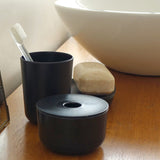 Ekobo Bamboo 4-Piece Bathroom Set | Black