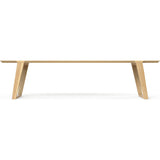 Kalon Isometric Large Wood Bench | Ash