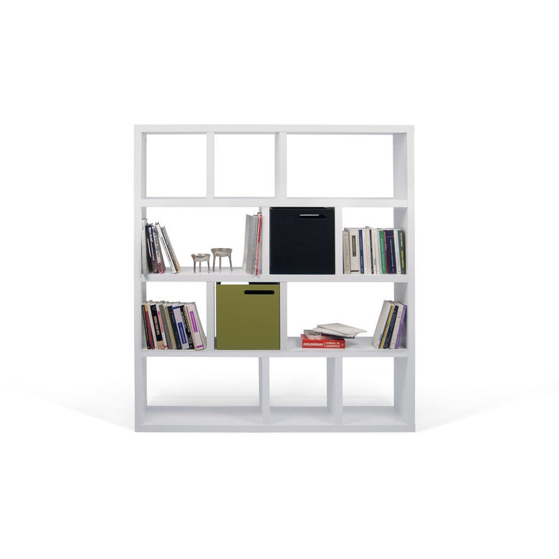 TemaHome Berlin 4 Levels Bookcase 150 Cm | Pure White 118999-BERLIN4150