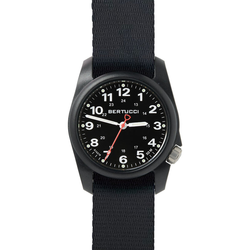 Bertucci A-1R Field Comfort Watch with Black Comfort Webb band