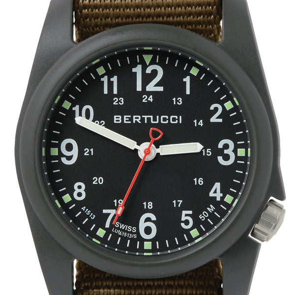 Bertucci DX3 Field Men's Analog Watch Olive/Coyote 11027 – Sportique