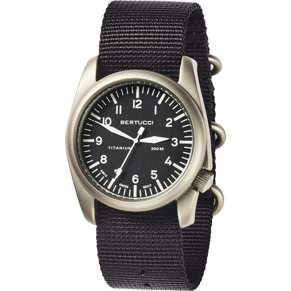 Bertucci A-4T Aero Watch | Black/Black Nylon