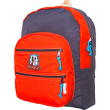 Mokuyobi Big Pocket Backpack | Orange/Charcoal