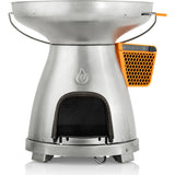 BioLite BaseCamp Multifunctional Portable Stove | Stainless Steel/Cast Iron BCA