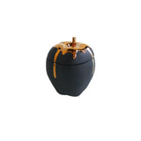 Michiko Shimada Apple Trinket Box | Gold/Black