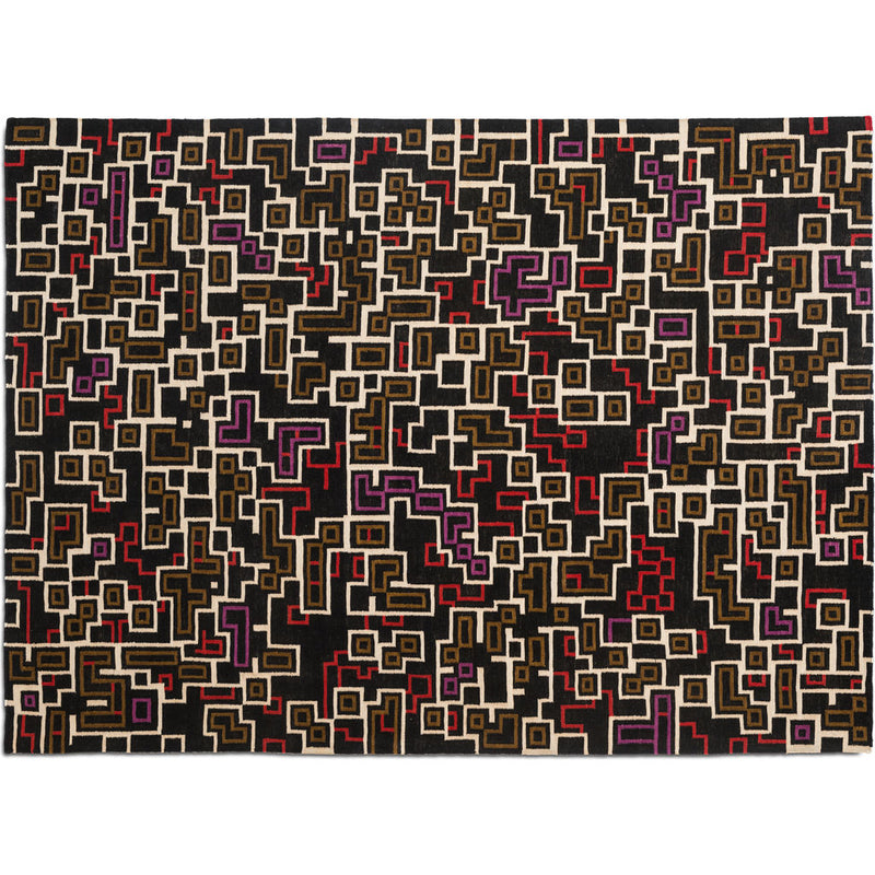 Zuzunaga Kilim Carpet | Black