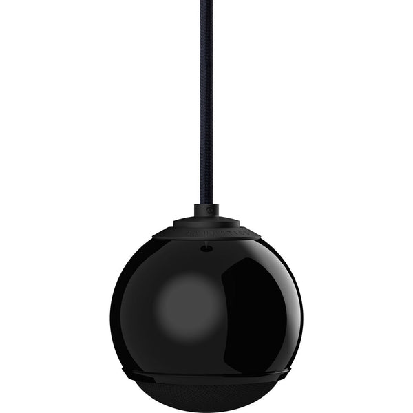 Gallo Acoustics Micro Single Droplet Speaker | Gloss Black/Black Cable