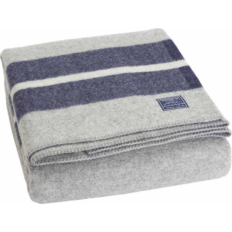 Faribault Scout Wool Twin Blanket | Heather Gray B3SCGY1243