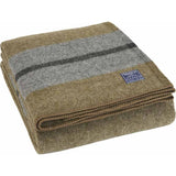 Faribault Scout Wool Twin Blanket | Olive B3SCGN1274