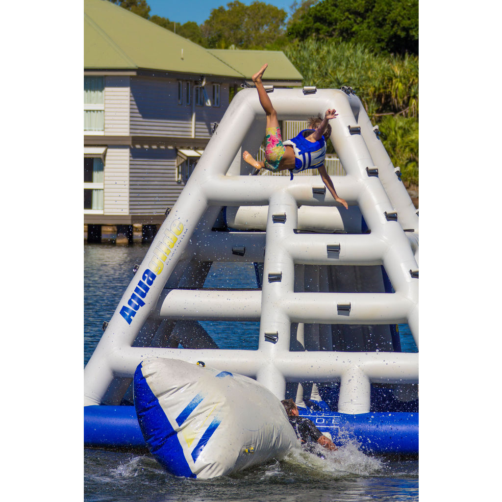 Aquaglide Inflatable Blast Bag Yellow/Blue/White – Sportique