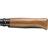 Opinel N.8 Black Steel Folding Pocket Knife | Oak 002172