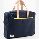Blk Pine Classic Canvas Briefcase | Navy