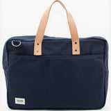 Blk Pine Classic Canvas Briefcase | Navy