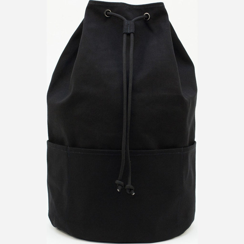 Blk Pine Canvas Utility Cinch Pack Backpack | Black