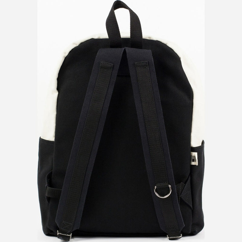Blk Pine Canvas Utility Daypack Backpack | Natural/Black