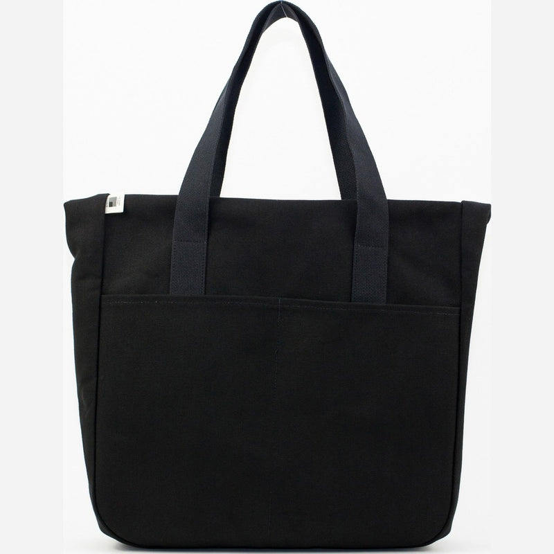 Blk Pine Classic Canvas Tall Utility Tote Bag | Black