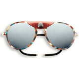 Izipizi Glacier Plus Sunglasses | Blue Tortoise with Brown Shields