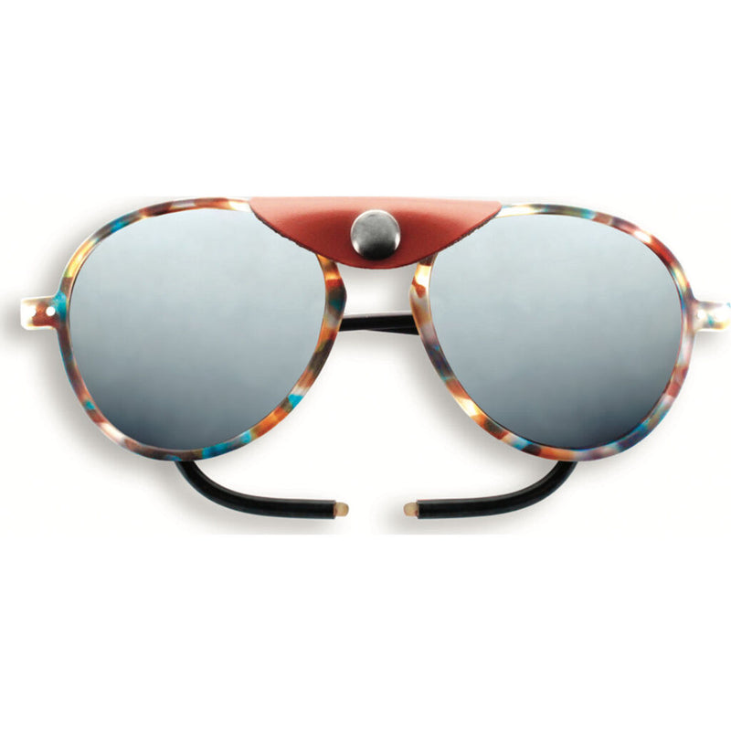 Izipizi Glacier Plus Sunglasses | Blue Tortoise with Brown Shields
